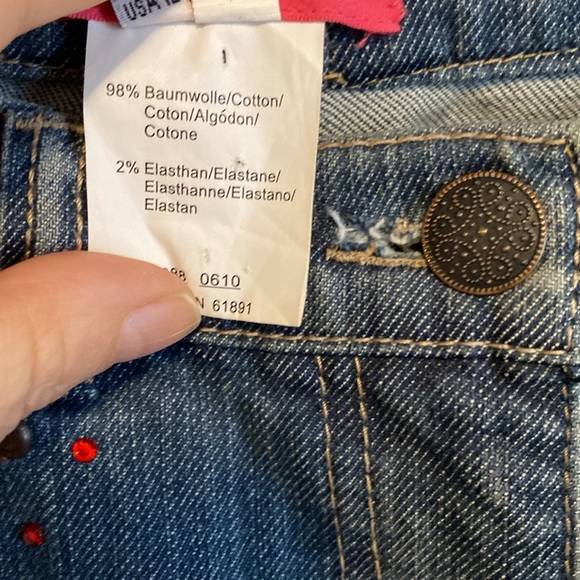 Vintage Apriori by Esacada jeans with gems and studs embellishments. - Picture 5 of 8